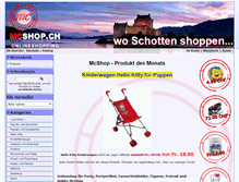 Tablet Screenshot of mcshop.ch
